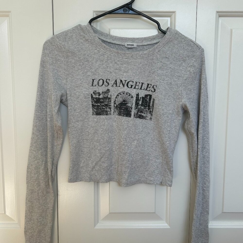 Garage Women's Long Sleeve Crop Top